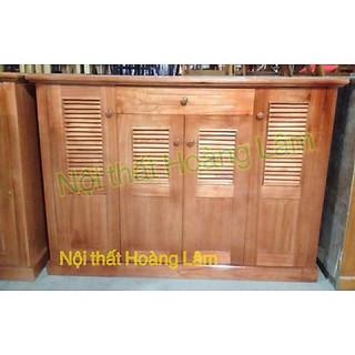 Tủ giầy gỗ xoan 4 cánh