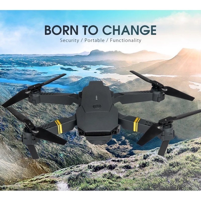 Flycam wifi E58, camera HD 4K, tặng túi đựng