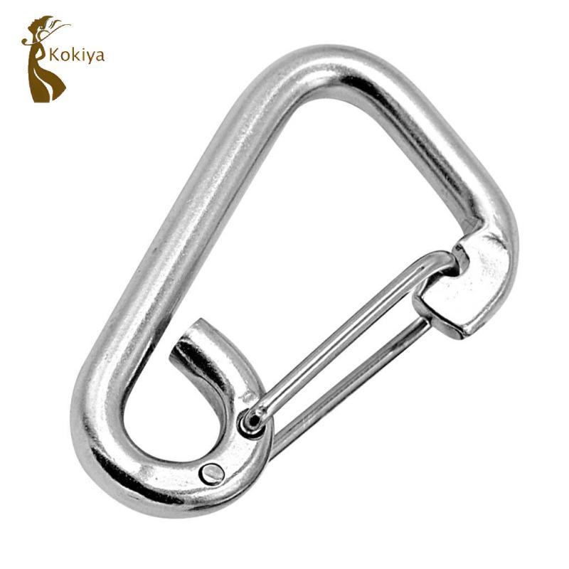 Móc khóa móc khóa móc khóa bằng thép không gỉ 304 - Bạc, M6 60mm