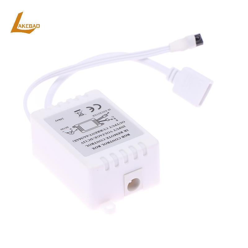 [LAKEBAO] Bộ điều khiển LED 24 phím Hộp điều khiển LED IR RGB Bộ điều khiển 1 đến 2 Bộ IR chỉnh độ s