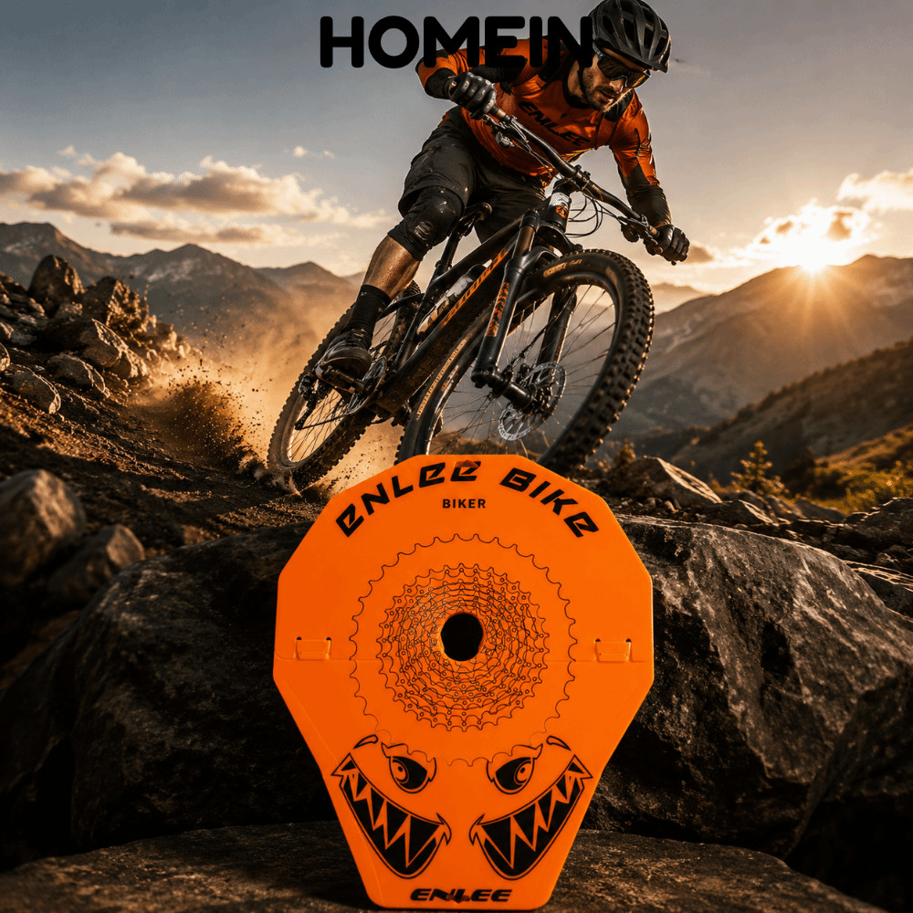Vỏ phanh đĩa xe đạp HOMEIN, Vỏ máy giặt xe đạp leo núi PP nhẹ, Vỏ rửa xe đạp di động 48,5 * 60,5cm c
