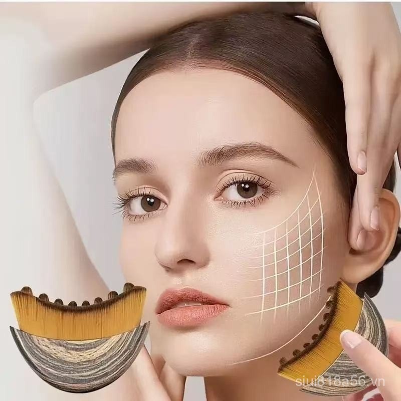 2026 Phong Cách Mới Lymphatic Facial Contour Brush Nâng Cấp Mắt Cổ Massage Chăm Sóc Toàn Thân Bàn Ch