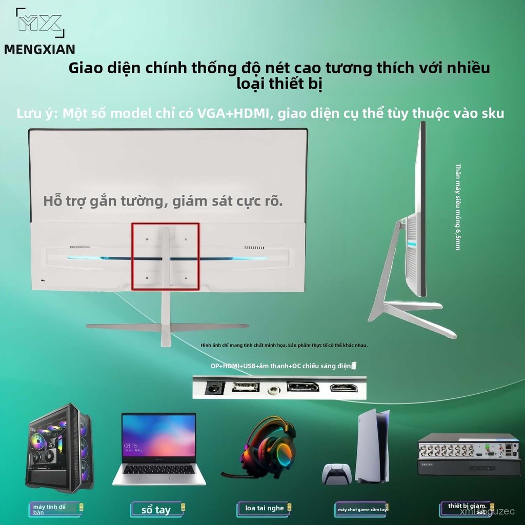 Màn hình máy tính 24 inch gaming 2K 180Hz tần số quét cao sắc nét chuyên chơi game cấu hình khủng tố