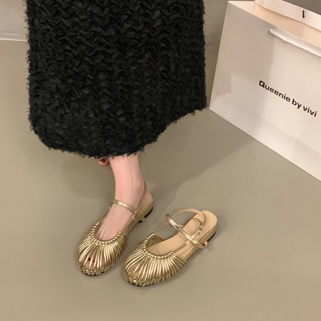 [DIAIRIZ] Giày Sandal Mũi Rỗng Thời Trang Giày Nữ Mùa Hè 2026 Giày Bohemian