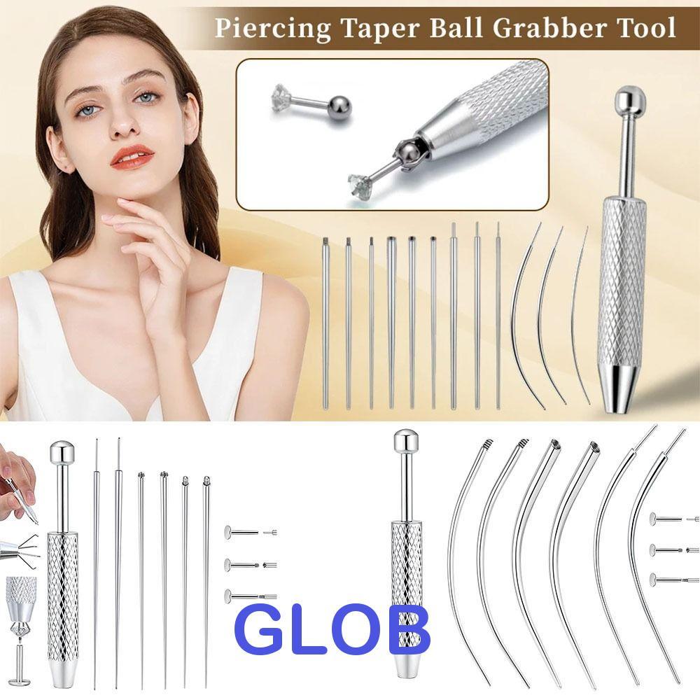 GLOB Piercing Taper Tool, Dụng cụ bôi bông tai chuyên nghiệp Dụng cụ xỏ khuyên khuyên, Dụng cụ xỏ kh