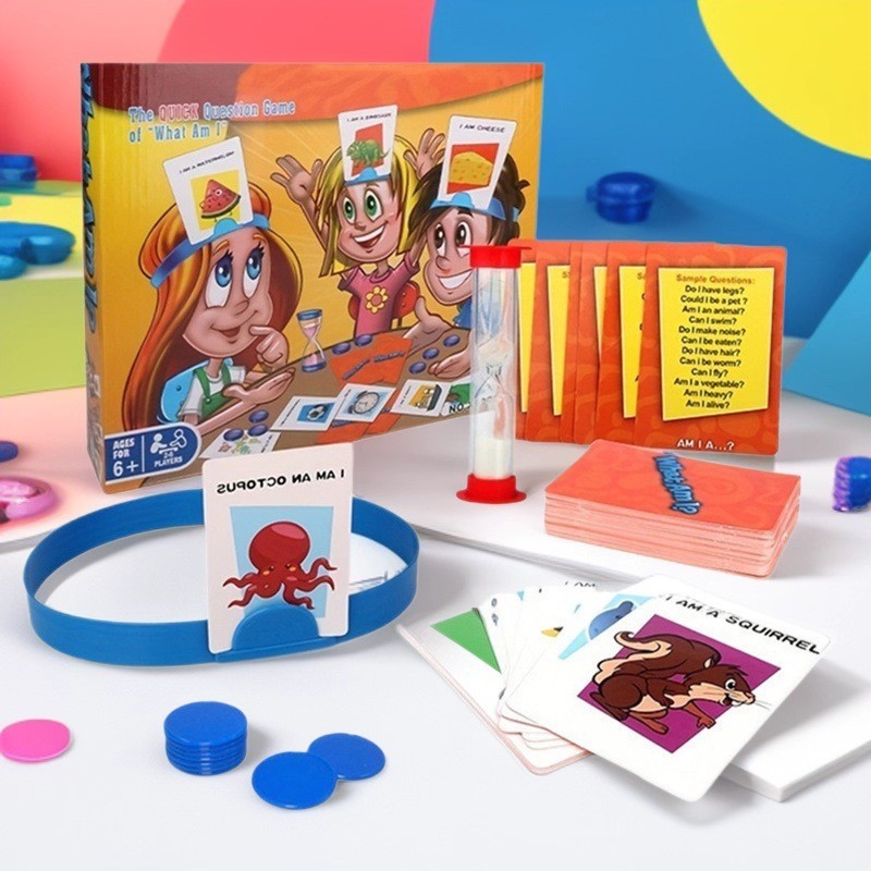 Board Game Guess Who I Am Game Matching Master Puzzle Board Tiếng Anh Family Party Board Thẻ Trò Chơ