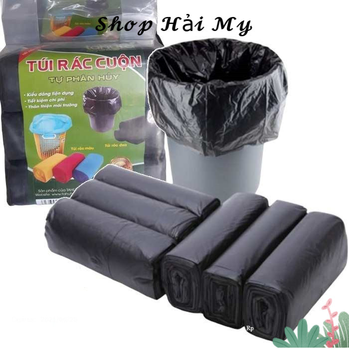 shophaimy555 COMBO 12 CUỘN TÚI ĐỰNG RÁC TỰ PHÂN HỦY Anh Lành Tiện Lợi
