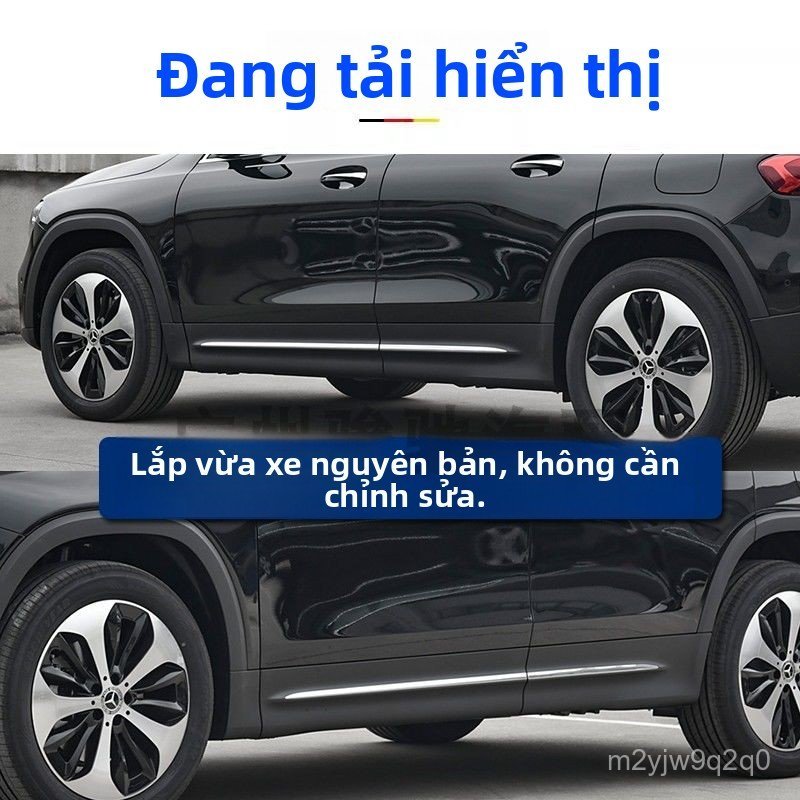 Nẹp trang trí hông xe mạ crom chống xước cho Mercedes GLB200 GLB180 GLB220 W247 cao cấp