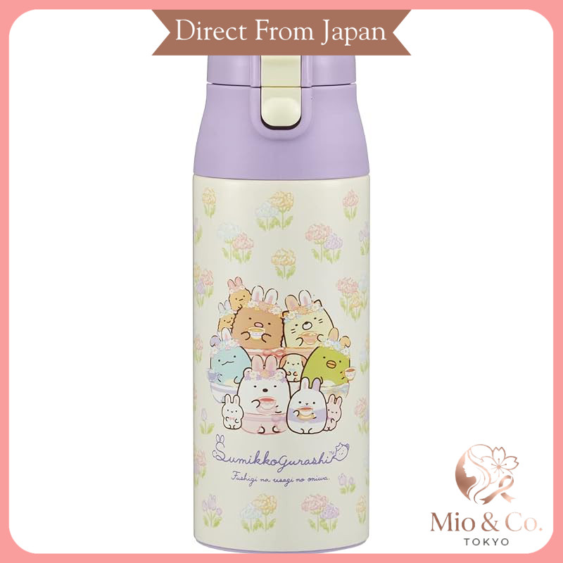 Skater Mag Bottle Sumikkogurashi Rabbit Garden 360ml Insulated Stainless Steel Water Bottle SDPC4-A