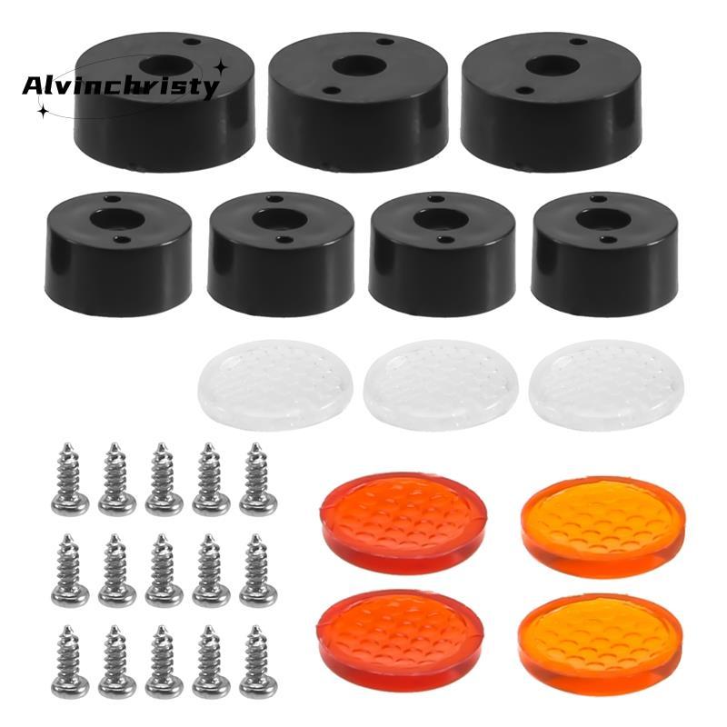 7 Chiếc Vỏ Đèn Hậu Cho 1: 10 RC Xe Bánh Xích RC D90 Vỏ Thân Xe