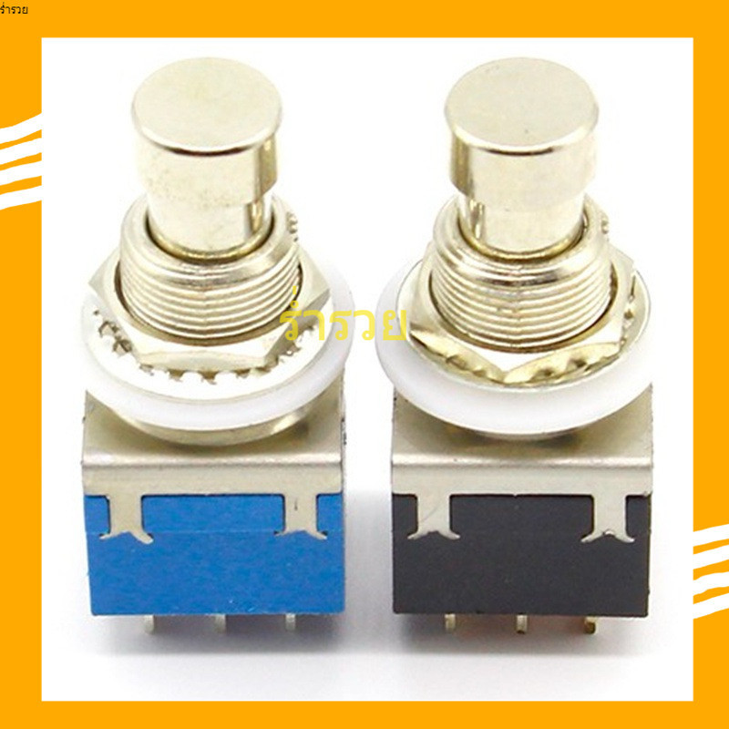 Công tắc hiệu ứng đàn Guitar đích thực mới 3PDT 9 chân từ Thái Lan