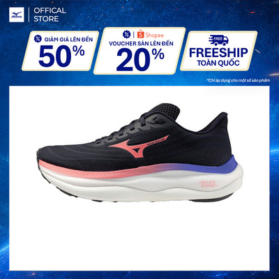 Giày Chạy Bộ Nữ Mizuno Wave Sky 9 - Đen - J1GD250221