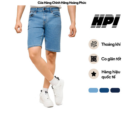 Quần Short Jean Nam ECKO UNLTD. Dáng Ôm Cotton Pha Co Giãn Thoáng Khí IS26-05010