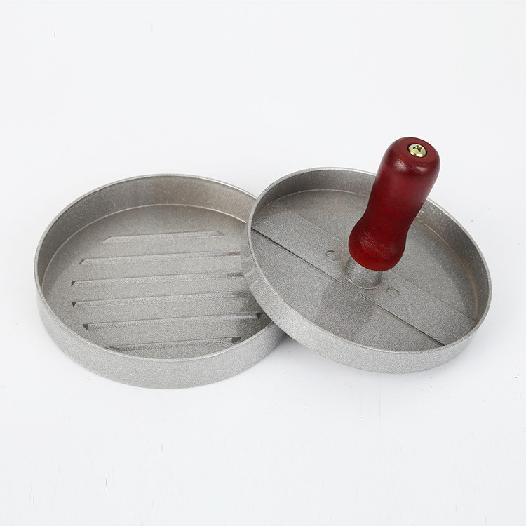 Độc quyền cho Hướng dẫn sử dụng Lớp phủ chống dính Burger Press Thịt Pie Press Burger Khuôn Tay cầm 