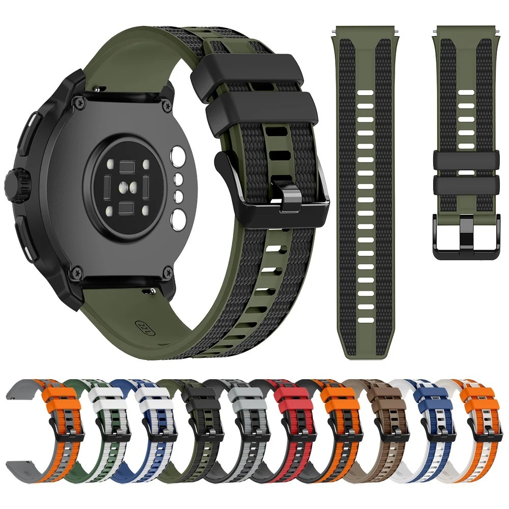 Dây đeo silicon + Nylon cho CMF Watch Pro 3 / 2 Vòng đeo tay cho CMF Watch Pro 3 / CMF Watch Pro 2 B