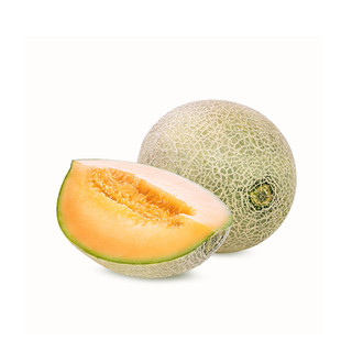 Dưa lưới tròn vỏ xanh ruột cam (1.2 - 1.7kg) - 13724
