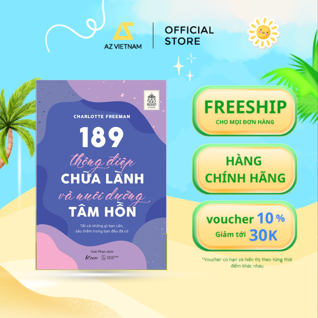 Sách - 189 Thông Điệp Chữa Lành Và Nuôi Dưỡng Tâm Hồn