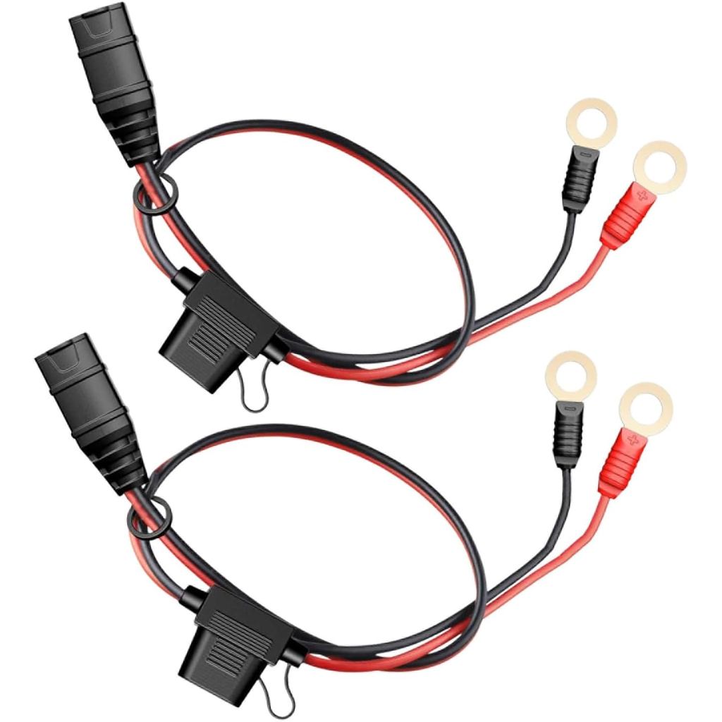 2-PACK GC008 X-Connect phù hợp cho phụ kiện sạc pin NOCO, Cáp 16AWG 22in M10 (3 / 8in) Đầu nối lỗ XL