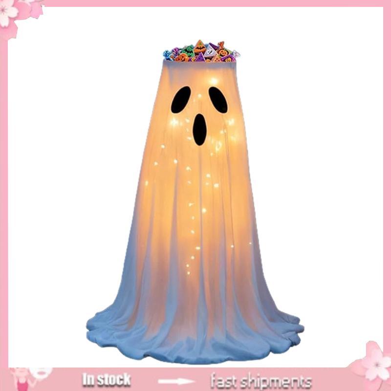 Đồ trang trí Halloween YOI - Halloween Specter Candy Bowl Stand Trang trí có đèn LED - Enchanted Spe