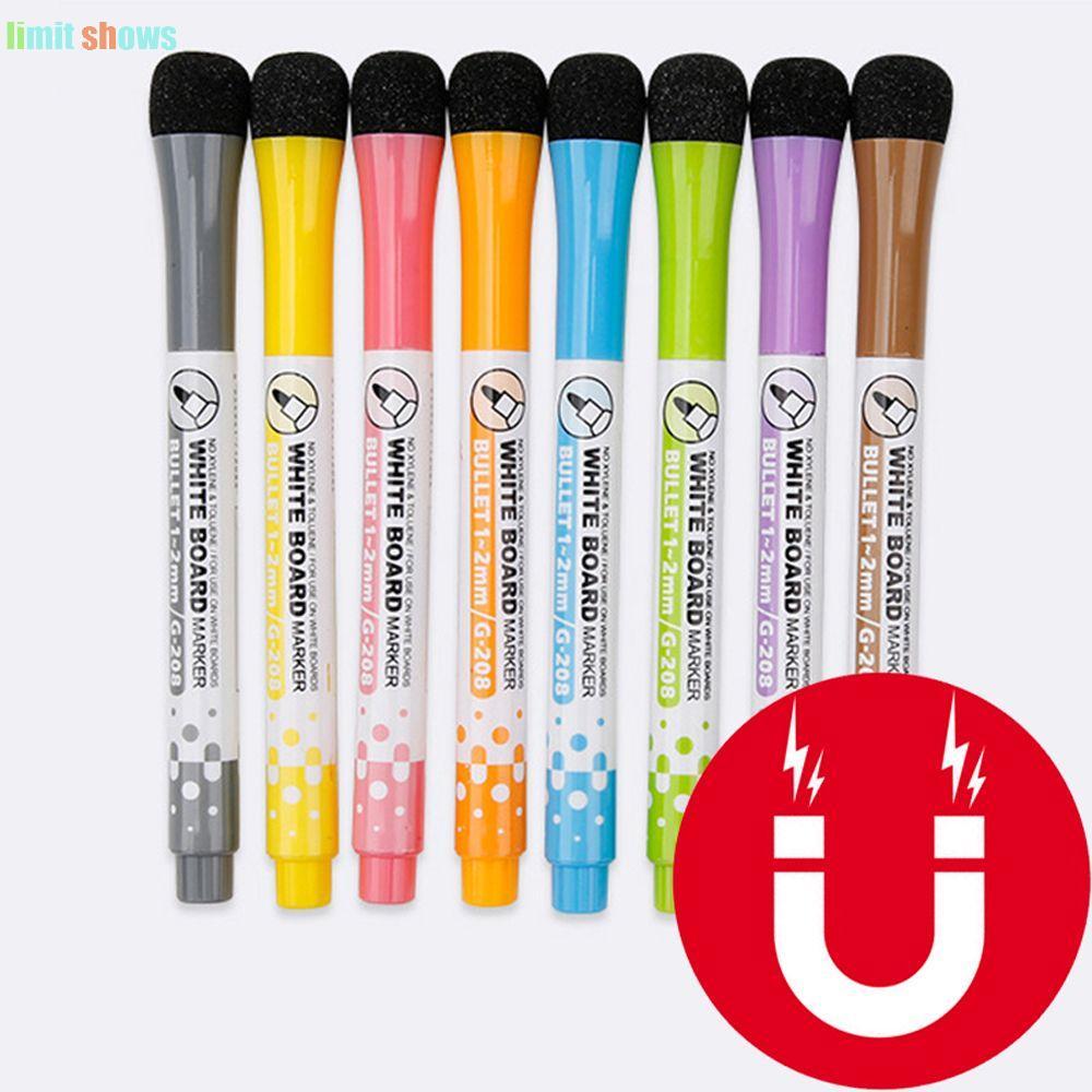 limit shows GIỚI HẠN HIỂN THỊ Bút Bảng Trắng 1 Bút An Toàn Xóa 8 Màu Mũ Tẩy Trẻ Em Bút Vẽ