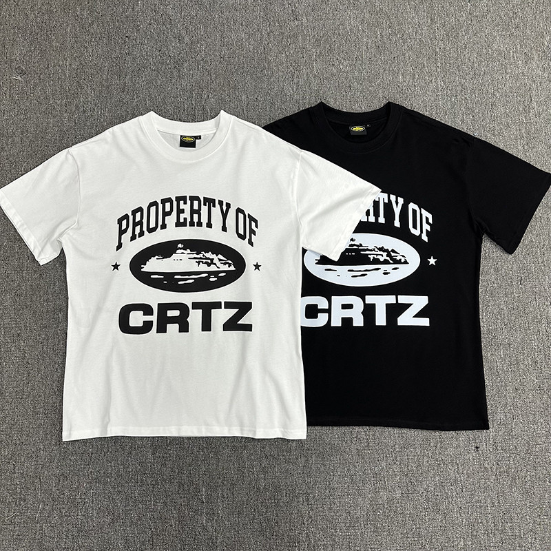 VLONE FOG Demon Island Corteiz American Street Wear Demon Island Sailing Áo thun ngắn tay nam dáng r