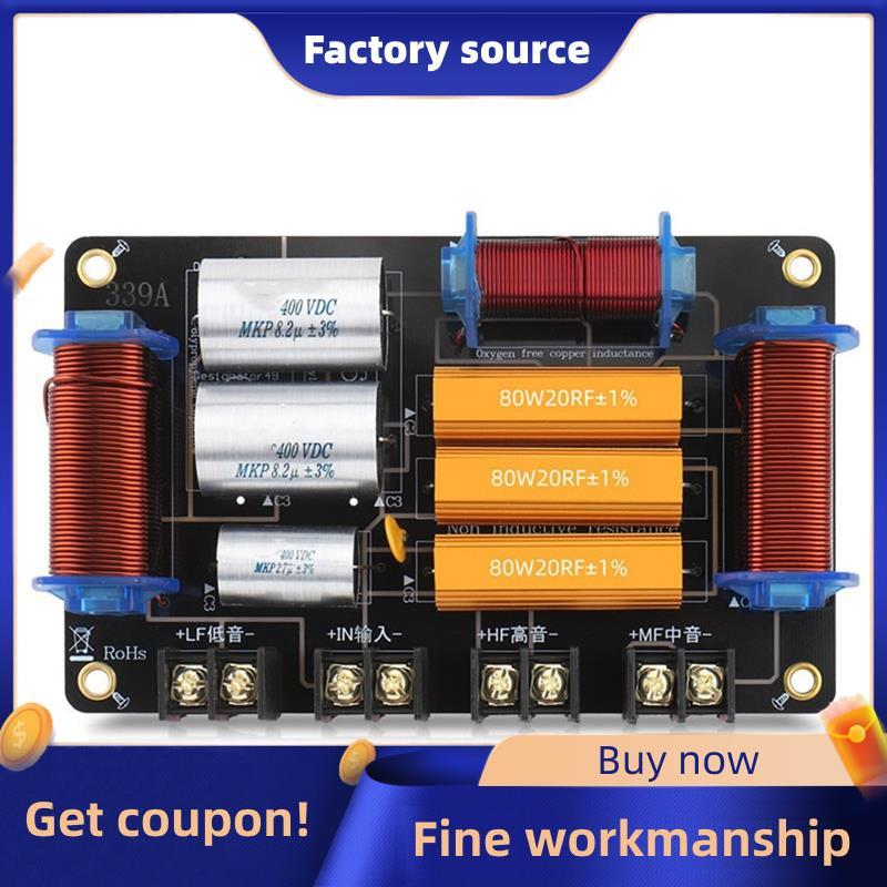 Loa ba chiều 800W chuyên nghiệp Bộ chia công suất cao 900Hz / 3600Hz Bộ lọc chéo âm thanh 3 lỗ cho r