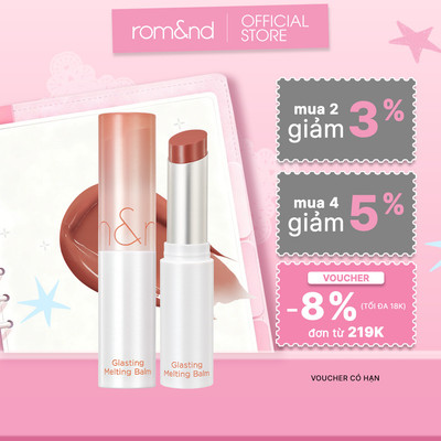 [Rom&nd] [Ve-easy] Son thỏi bóng Romand Glasting Melting Balm - NEW BARE 3.5g