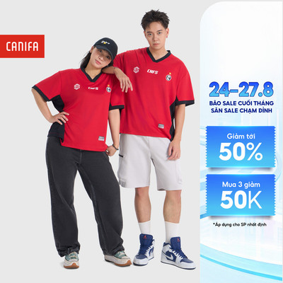 Áo phông unisex người lớn CANIFA 5TS26S019