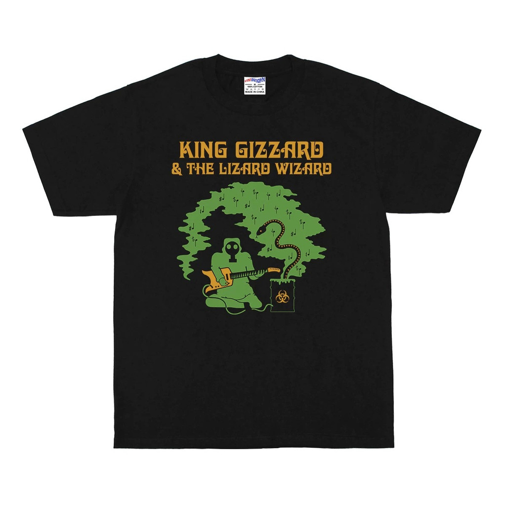 Vua Mới Gizzard Và The Lizard Wizard Psychedelic Rock Áo Thun Nam In Hình Top