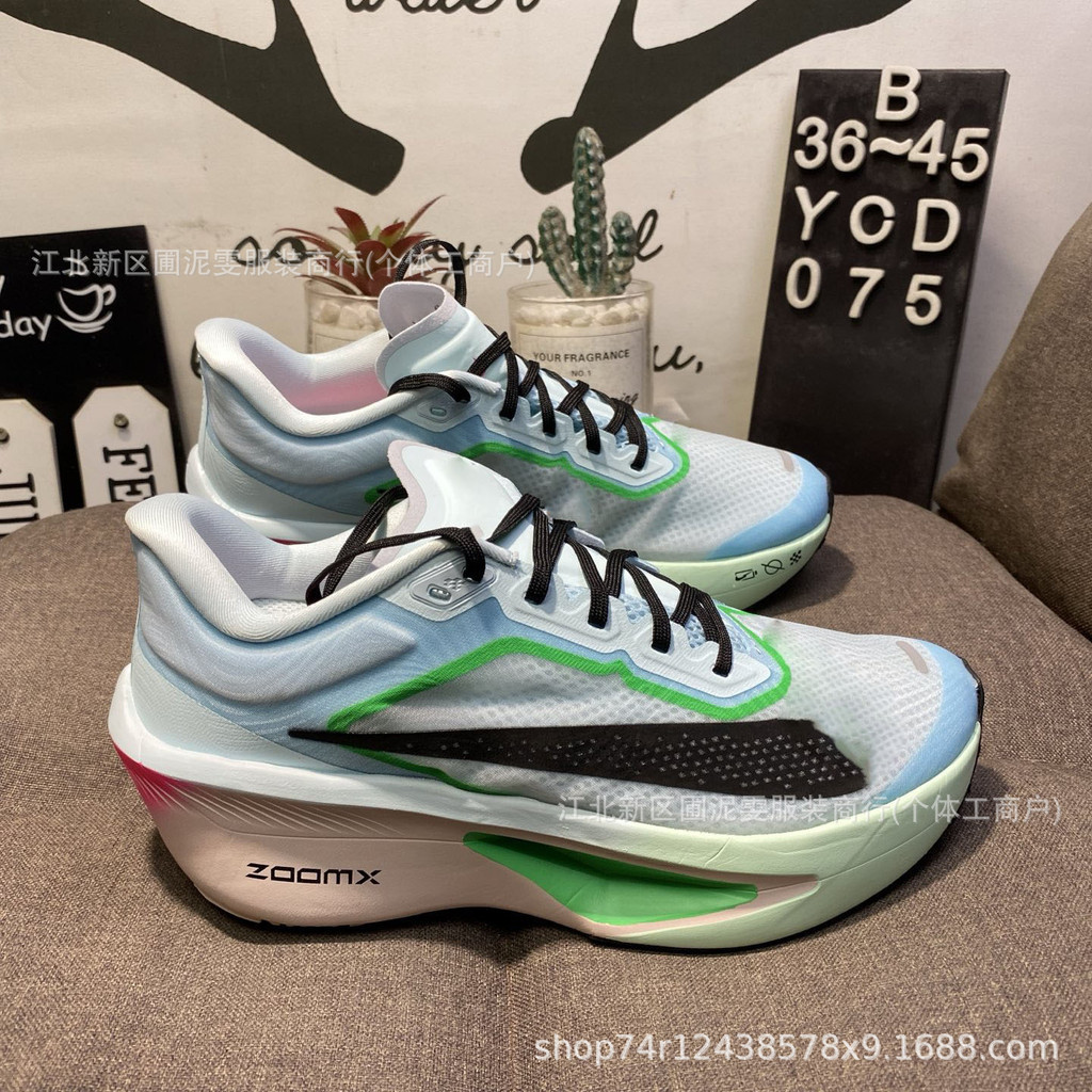 Zoom Fly 6 Racing Flight Series thế hệ thứ 6 Low-Top Đệm nhẹ thoáng khí Giải trí Giày chạy bộ thể th