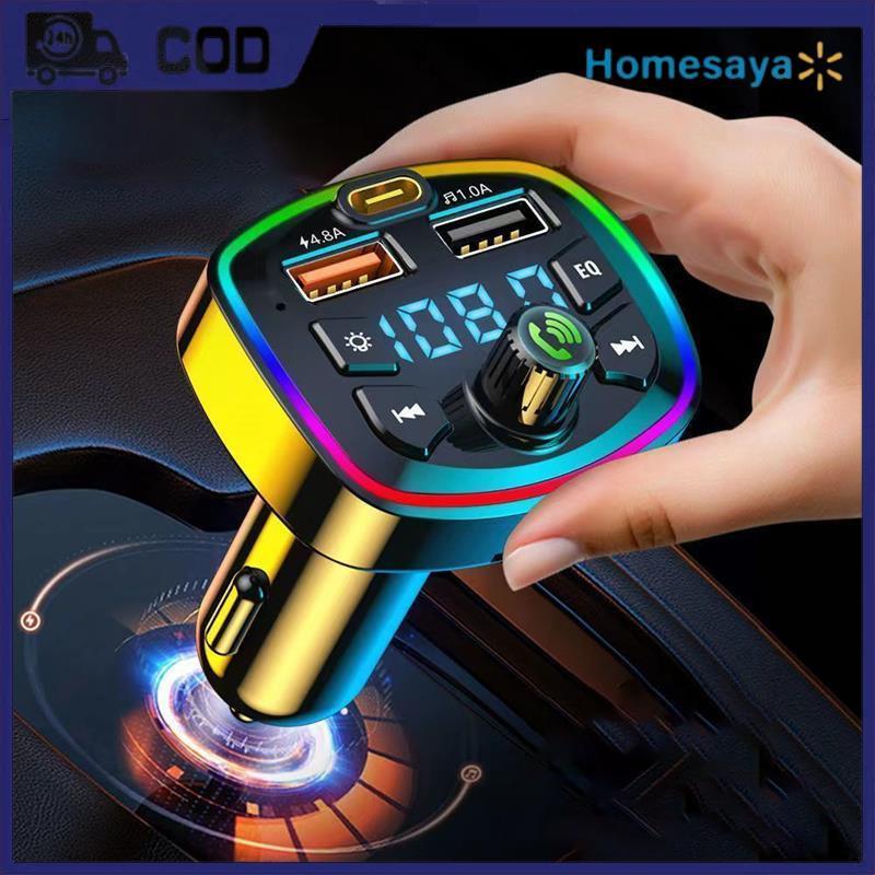 Q7 Bluetooth 5.0 xe FM Transmitter với Dual USB PD sạc COD