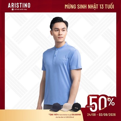 ÁO THUN CÓ CỔ NGẮN TAY ARISTINO APS070S3