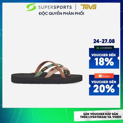Dép Xỏ Ngón Nữ Teva Olowahu - Đen  - 6840-MBMSM
