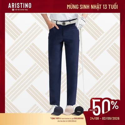 Quần Âu Nam Co Giãn Bền Màu Mỏng Nhẹ Aristino Golf Anti UV ATRG1402