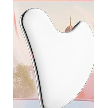 Công cụ massage mặt gua sha thép guasha