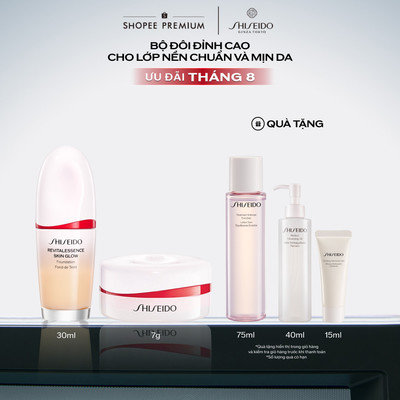 Combo Revitalessence Kem nền Skin Glow 30ml & Phấn phủ khoá nền Loose Setting Powder