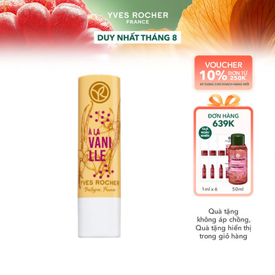 Son dưỡng hương vani Yves Rocher Lip Balm Bourbon Vanilla 4.8G