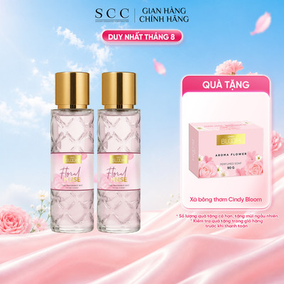 Combo 2 Xịt Thơm Tóc Và Cơ Thể - Hair & Body Mist Cindy Bloom 210ml - Hỗ Trợ Cấp Ẩm Và Duy Trì Độ Đàn Hồi Cho Tóc Và Da