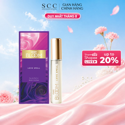 Nước Hoa Nữ CINDY BLOOM Love Spell Hương Thơm Ngọt Ngào, Lôi Cuốn 10ml