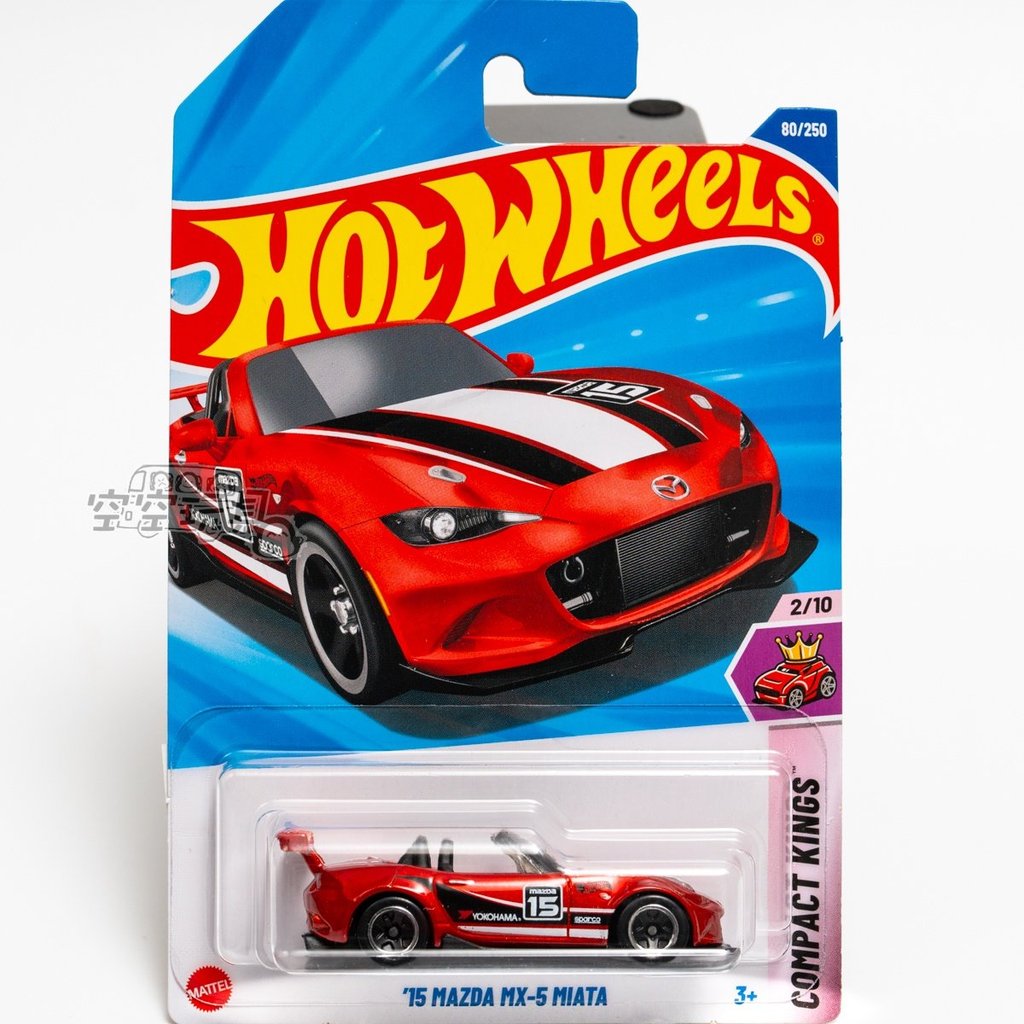 Hot Wheels 80 # '15 MAZDA MX-5 MIATA Màu đỏ Hot Wheels Xe mô hình kim loại mô hình xe ô tô