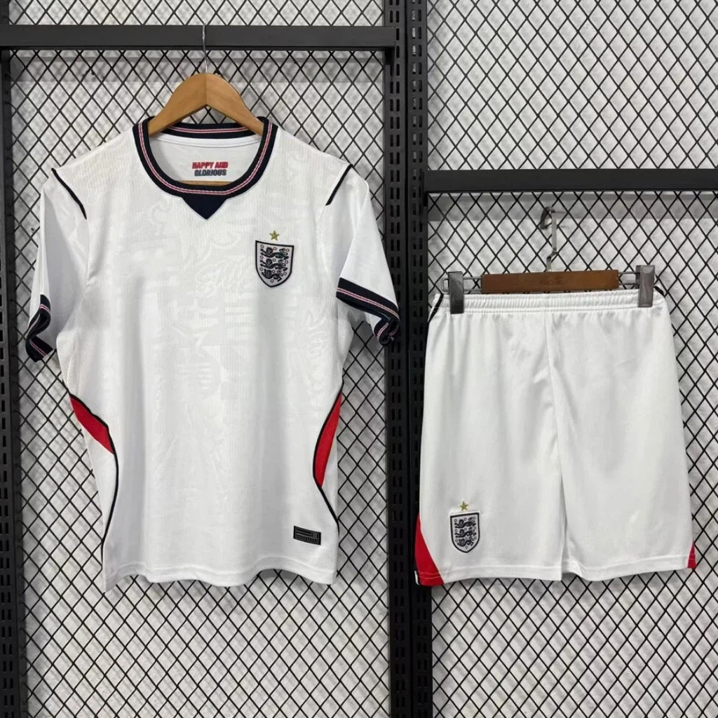 2026 Đội tuyển quốc gia Jersey Kids Sân nhà / Sân khách / Thủ môn KANE #9 BELLINGHAM #10 Bộ áo bóng 
