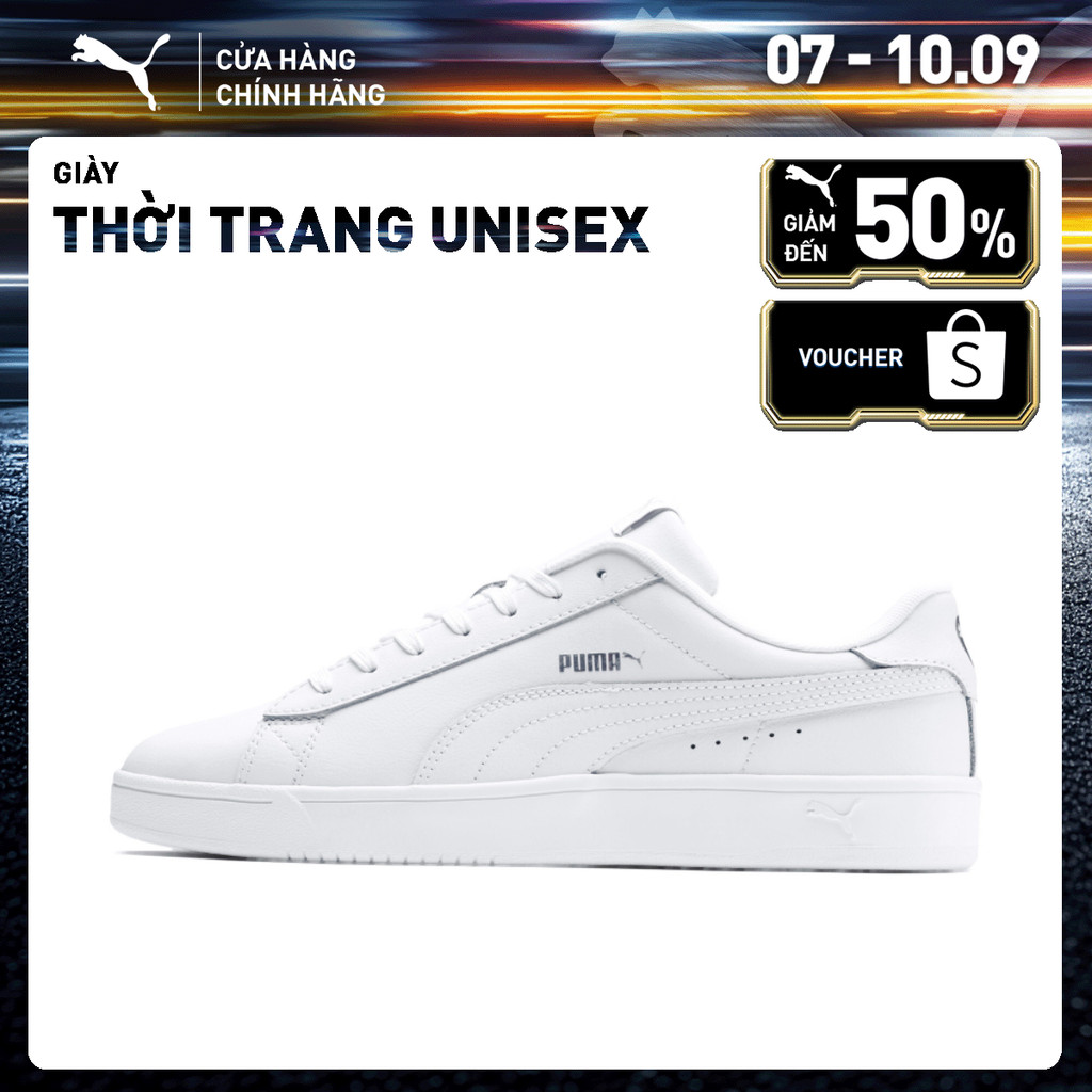 Giày thời trang PUMA Unisex Court Breaker Derby Màu Trắng