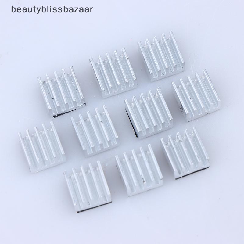 [beautyblissbazaar] 10 chiếc A4988 Trình điều khiển bước tản nhiệt Tản nhiệt nhôm Tản nhiệt làm mát 