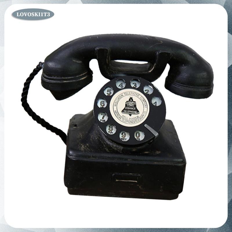 Điện thoại có dây Thời trang cũ Điện thoại cố định Mô hình Tượng điện thoại quay