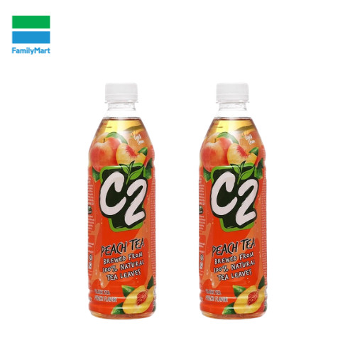 Combo 2 Hồng Trà C2 Vị Đào 455Ml