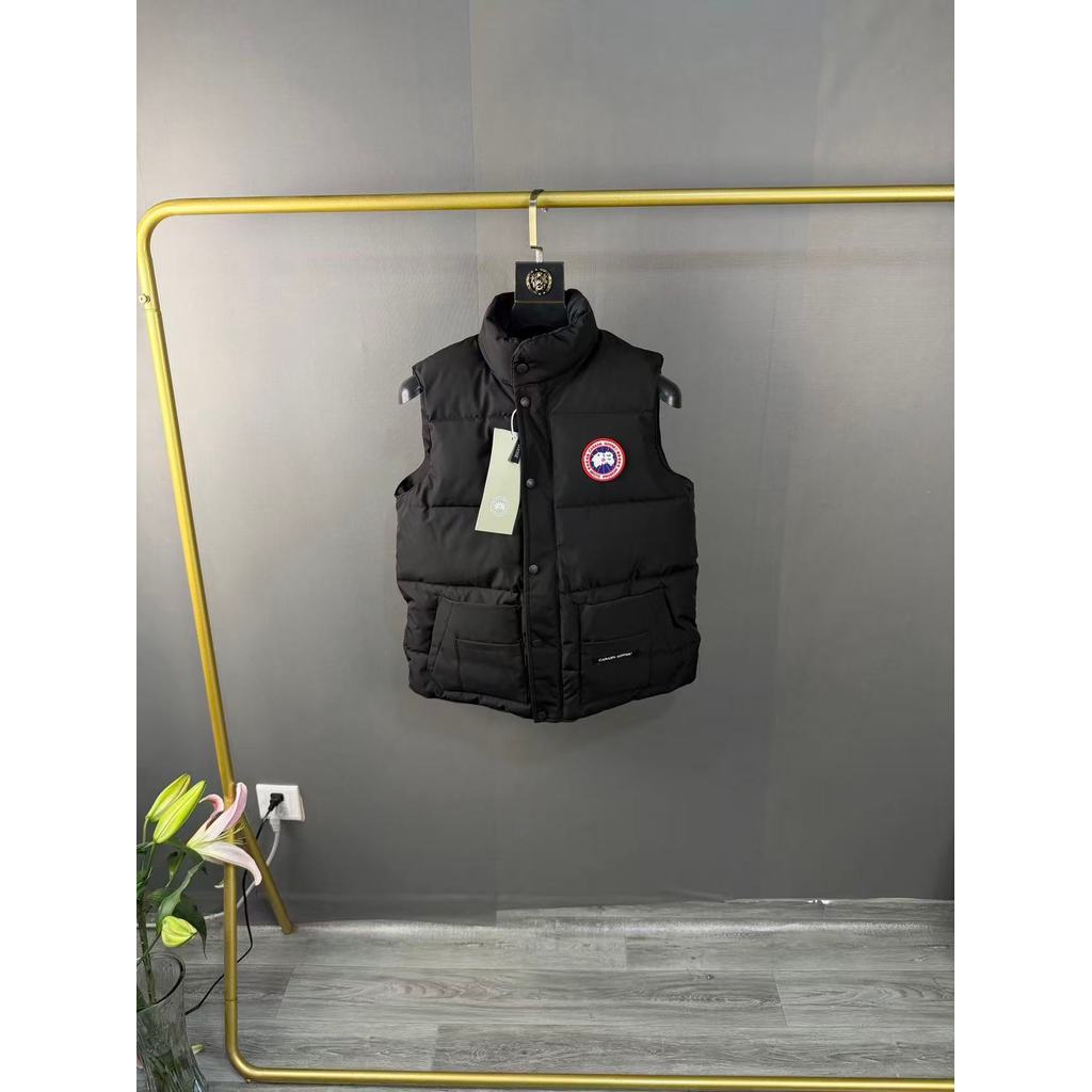 CANADA GOOSE / ❈ ❈ 大 ❈ Áo Vest Cotton đứng Unisex Áo khoác không tay đa năng ấm áp mùa thu đông