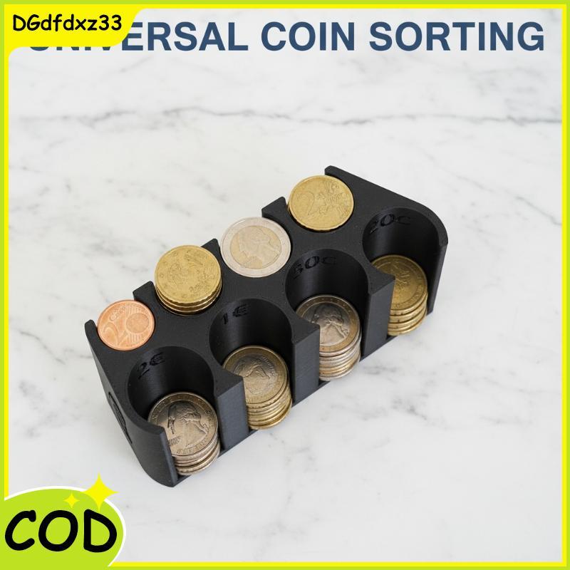 [DZ2] Hộp đựng đổi tiền xu Euro 2 Euro 1 Euro 50 Cent Sắp xếp để phân loại tiền hiệu quả tại các cửa