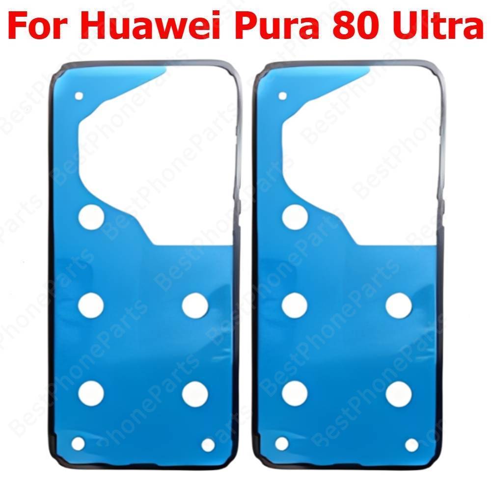 Pin Cửa Dính Cho Huawei Pura 80 Ultra Pin Mặt Sau Băng Nhà Ở Dính Miếng Dán Keo Dán Phần Điện Thoại