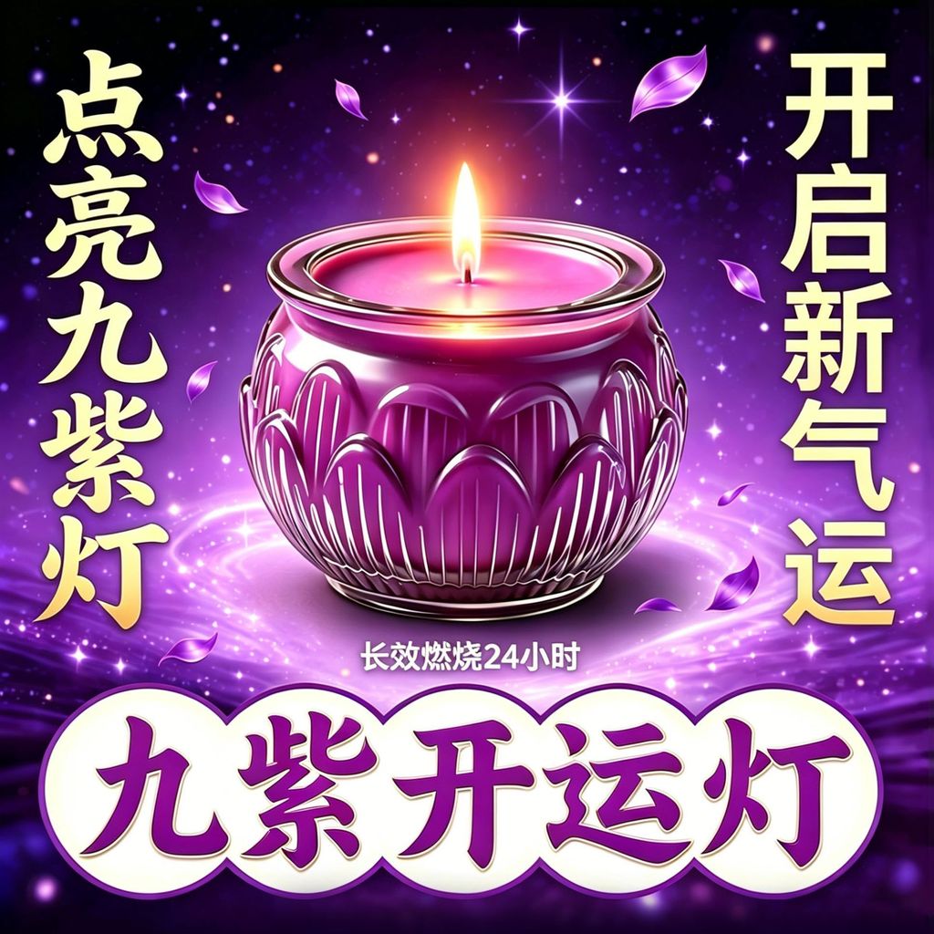 Khuyến nghị bán chạy nhất Shengbaoyuan Nine Purple Leaf Flat Mouth Lotus Lamp Butter Glass Candle Bu