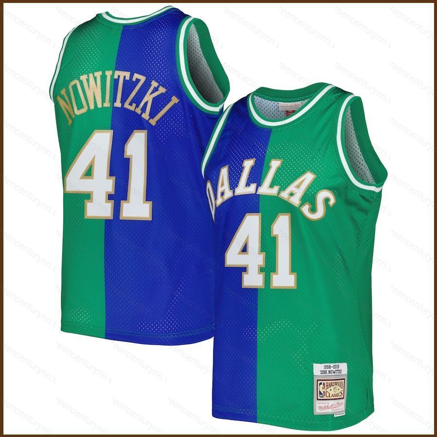 NBA Dirk Nowitzki Dallas Mavericks Retro Jersey Áo Bóng Rổ Thể Thao Áo Unisex Plus Kích Thước